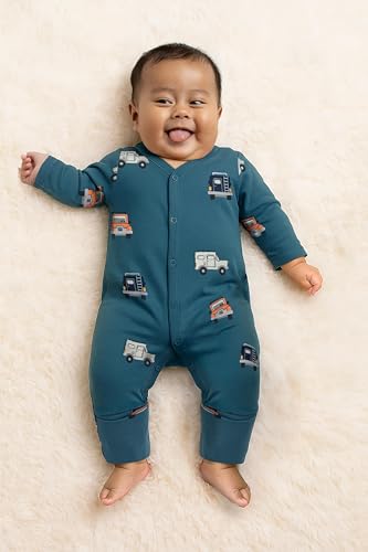 Image of monica + andy On the Go Baby One Piece, 100% Organic Baby Clothes for Girls & Boys, Sizes For Preemie, Newborn, & Infant