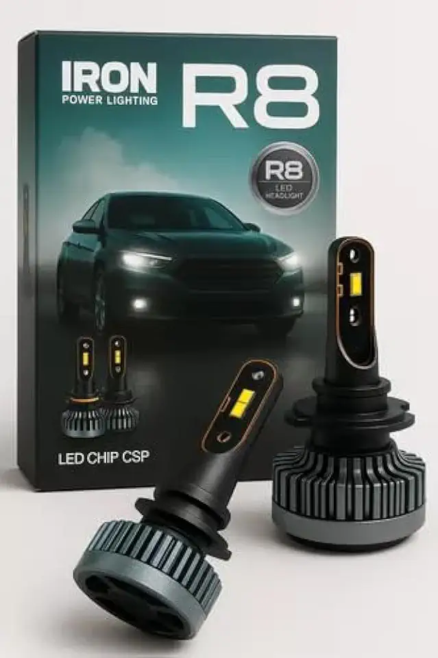 Kit Lâmpada Led Dakar R8 Hb4 6500k 30.000lm Ip68 12v