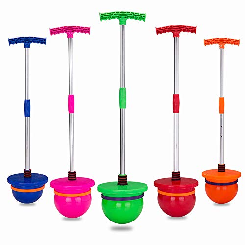 LXQ Wge Bouncing Ball Adulto Fitness Pérdida de Peso Bola Niños Engrosamiento de Juguete Bouncing Ball Elástico a Prueba de explosiones Cinturón Hinchable,Red