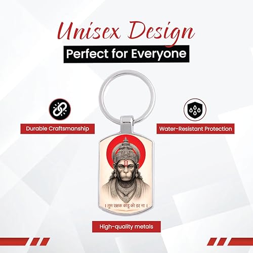 Image of Stylish Metal Keychains with Permanent Glossy Print - Inspirational Quotes & Spiritual Designs - Perfect Key chains for loved ones, Personal Use, Gifts & Return Gifts