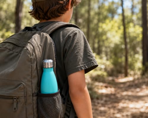 Image of CHILLOUT LIFE 17oz Insulated Stainless Steel Water Bottle, Leak Proof