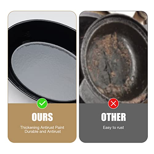 Myfireplacedirect Wood Stove Steamer, Fireplace Humidifier Pot Decorative Bear Pattern Cast Iron Steamer For Wood Stove Rust Resistant Indoor 2.5 Quart Capacity Matte Black #TOP4