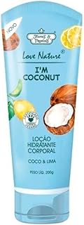 Loção Hidratante Corporal Coco Lima Flores e Vegetais 200g