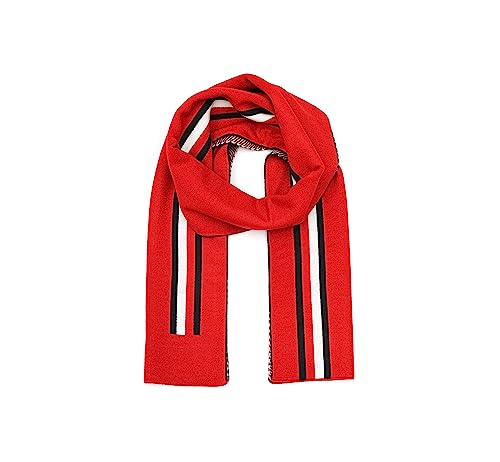 Écharpe à rayures verticales homme Tommy Hilfiger multicolore rouge automne - 2