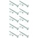 SNUG Fasteners (SNG329) Ten (10) 3/8-16 x 4" Long Carriage Bolts Set w/Nuts & Washers