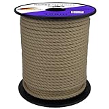 Aspect naturel et rustique : corde de chanvre synthétique avec aspect et toucher traditionnels en chanvre - Idéale pour les applications décoratives, industrielles ou extérieures.