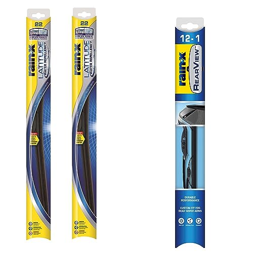 Rain-X 810165 Latitude 2-in-1 Water Repellent Wiper Blades, (Set of 2) 22