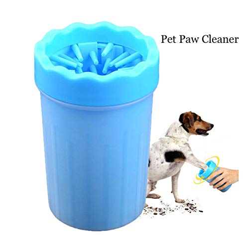 Portable Dog Paw Cleaner Pet Foot Washing Cup Comfortable Silicone Dogs Foot Cleaning Brush Cleaner (Medium)