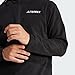 adidas Men's Terrex Multi Essentials Half Zip Fleece Jacket, Black, M