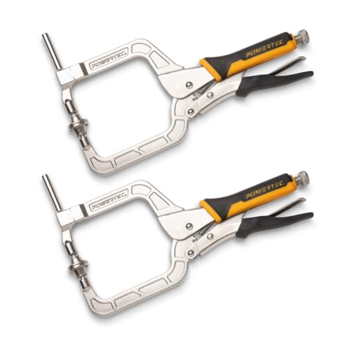POWERTEC 2-Way Pocket Hole Clamp (12&rdquo; 2PCs)