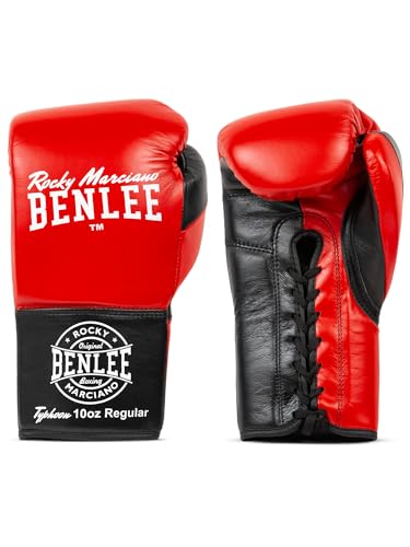 BenLee Boxing Gloves Typhoon, Color:Red/Black, Talla:8 oz R