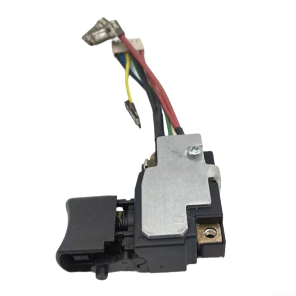 Interruptor de gatillo de repuesto 651364-1, compatible con BTD044 BTD064 BTD104 inalámbrico para controladores de impacto, pieza de repuesto de plástico para fijación de herramientas eléctricas