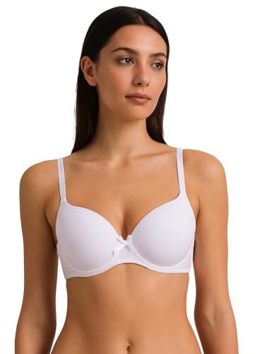Image of Viola's Secret 6 Pack of Color Print T-Shirt Bras B Cup C Cup and D Cup