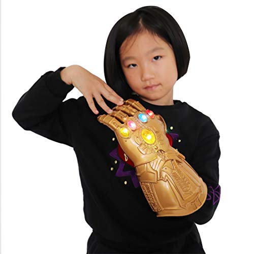 Bulex LED Light Up Infinity Gauntlet The Thanos Gloves with Removable Magnet Infinity Stones - Thumbnail 7