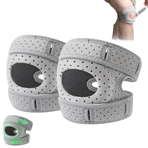 KoolShiro 2Pack Knee Brace for Women Men Adjustable Knee Support Patellar Pad Realign Knee Joint While You Move for Meniscus Tear Knee Pain Arthritis Pain Injury Recoverys Running Workout