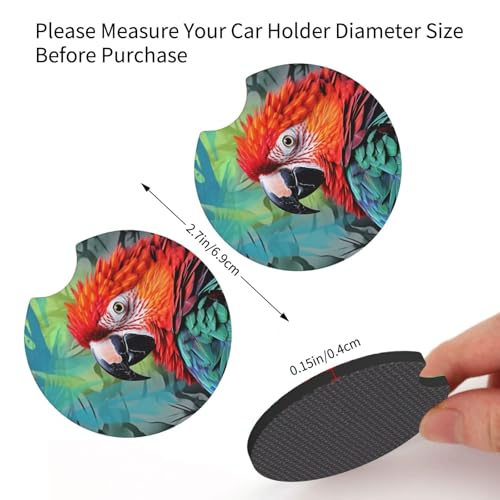 Portavasos para auto neopreno 2 pzas universales negro miniatura 2
