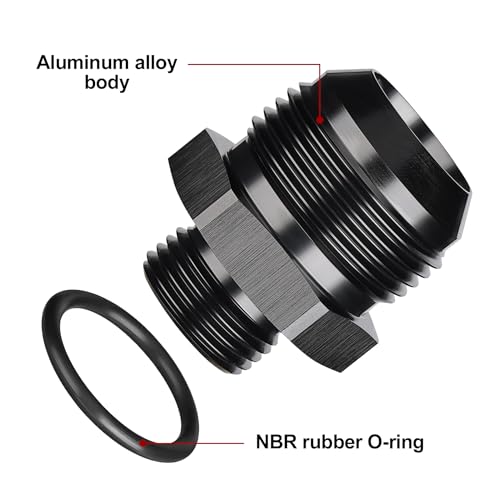 Image of EVIL ENERGY 16AN Flare to AN10 ORB Male O-Ring Fitting Adapter