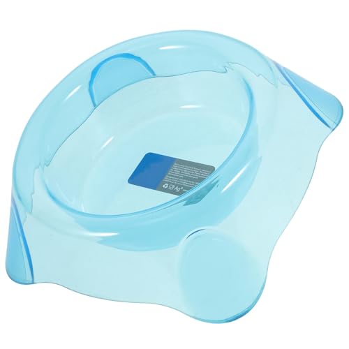 Abaodam Tilted Elevated Dog Bowl Non Slip Feeder for Food Water Clear Puppy Bowl with Smooth Surface Stable Cats Convenient Easy to