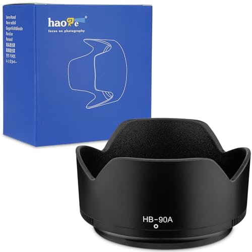 Haoge HB-90A Bayonet Lens Hood for Nikon Nikkor Z DX 50-250mm f/4.5-6.3 VR Lens Replaces Nikon HB90A