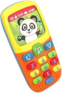 Baby Phone Toy for 6 Months, Toy Mobile Phone with Light, Music, Early Educational Learning Baby Mobile Phone for Boys & Girls 12 Month, 1 Year Old
