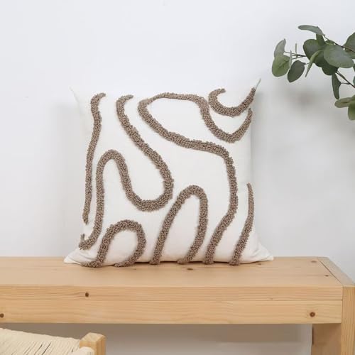 Housse de coussin pour canapé bohème avec fermeture éclair Luxurys