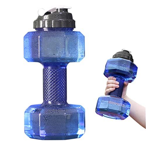 Botella de agua de 2,2 l de gran capacidad deportiva de medio galón 3