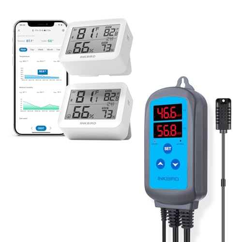 Inkbird ITH-13-B Hygrometer 2-Pack