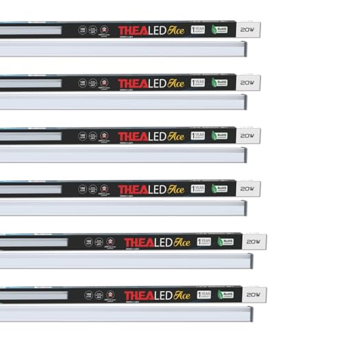 Panasonic 20W TheaLED Ace LED Batten, 20W Tube light for Living Room & Bedroom, Energy Efficient Batten for Home, 6500K Cool Day Light Batten (Pack of 6)