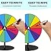 2. Sturdy Acrylic Game Wheel Includes Pen & Quick Setup for Family Classroom Activities Smooth Acrylic Prizes Wheel