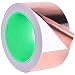 Copper Tape,PEMOTech 2inch X 66ft (50mm x 22m) Copper Foil Tape with Conductive Adhesive for EMI & Guitar Shielding,Slug & Snail Repellent,Stained Glass,Paper Circuit,Electrical Repair,Grounding