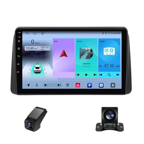 🚀【Comandi al volante e controllo vocale】Il controllo vocale avanzato rileva la tua voce in modo più chiaro. Esperienza di ascolto migliorata, ti consente di riprodurre e controllare le app musicali ed effettuare chiamate in vivavoce. Predisposto per il controllo del volante/leva: controlla la riproduzione stereo comodamente dal volante senza distogliere lo sguardo dalla strada.