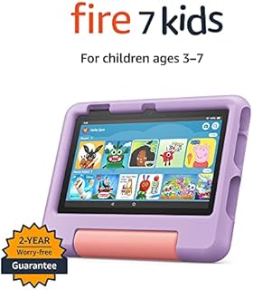 Fire 7 Kids tablet | 7" display, ages 37, 32 GB, Purple