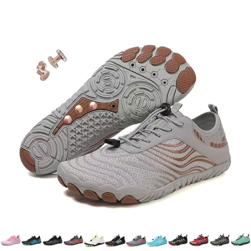 Grounding Shoes with Copper, Grounded Barefoot Footwear for Women Men Neuropathy, Non-Slip Comfortable, Water Hiking Shoes for Women