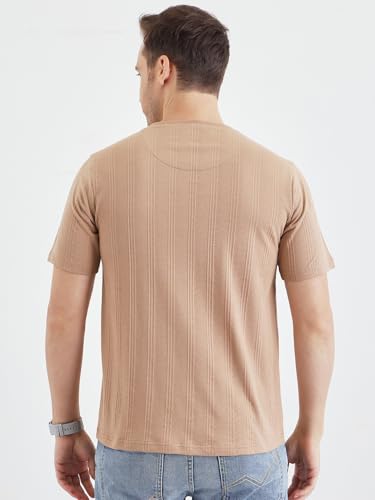 Image of Pivl Men's Summer Striped Style Trendy t Shirt