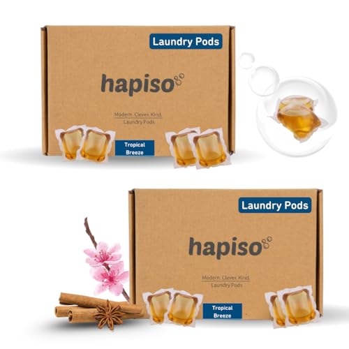 Image of Tropical Breeze Laundry Pods | Liquid Detergent | 5-in-1 Pods, Detergent Pods for Washing Machine | Front & Top Load | Tough on Stains & Odour | 30 Eco-Friendly Washing Pods