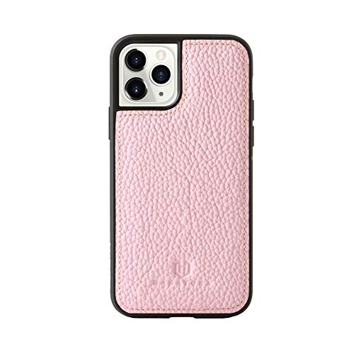 iPhone11 Pro Max 本革ケース シュリンクカーフレザー 耐衝撃 ハンドメイド ギフト おしゃれ シンプル 大人可愛い メンズ レディース スマホケース 桃色 桜 サクラ ベビーピンク ピンク SPG-11ProMax-Pink