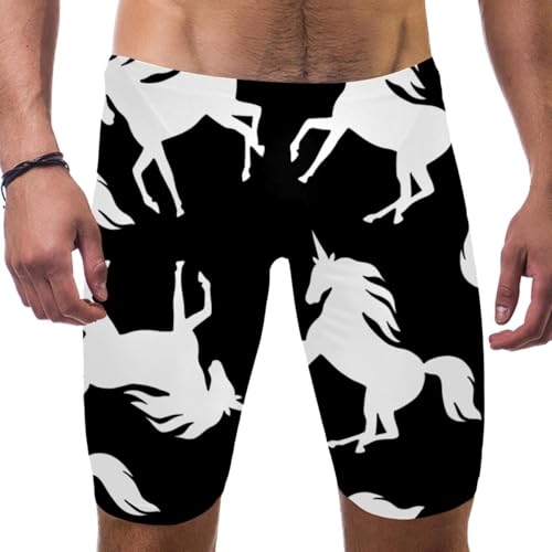 Traje de baño negro para hombre ideal en entrenamientos de piscina y natación de carreras