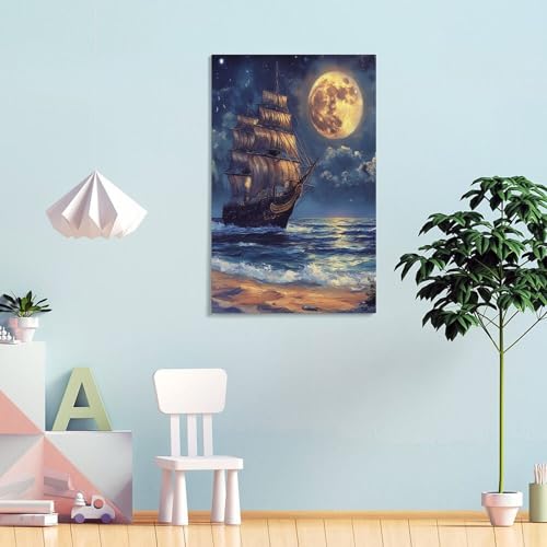 Toile premium de bateau à voile murale pour décoration sobre - 4