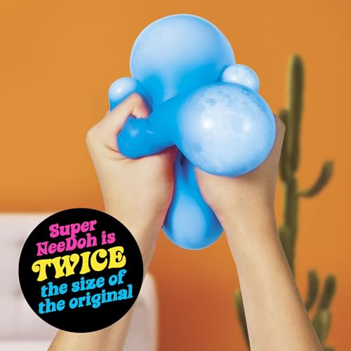 Schylling Brand Original Super Nee Doh Stress Ball Fidget Toy - Huge 4.5" in Diameter - Jumbo Squishy Squeezy Fun - Colors Assorted - Ages 3+ image 11