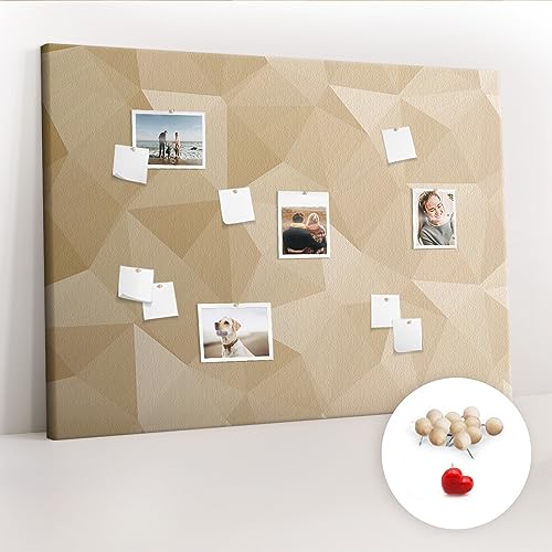 Tableau en liège horizontal grand format pour libérer de l'espace sur votre bureau - 2