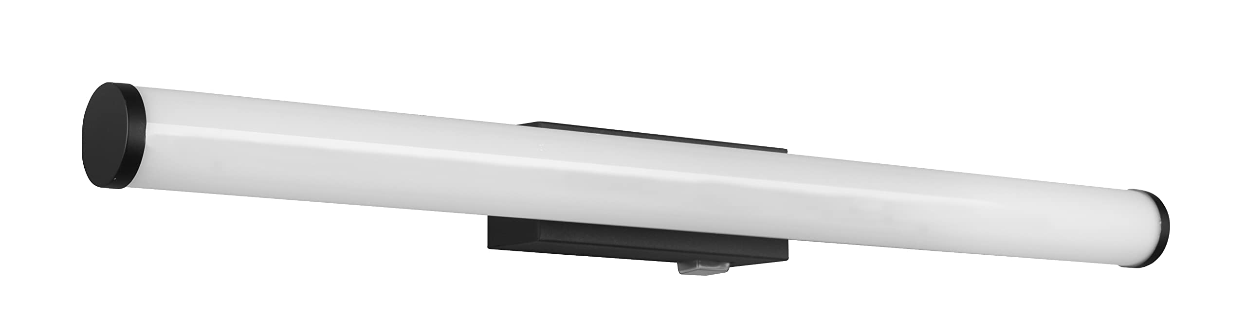 Trio Leuchten Mattimo 283270232 LED Bathroom Wall Light Metal Black Plastic White Includes 6.5 Watt LED, Matt Black, Breite 60cm