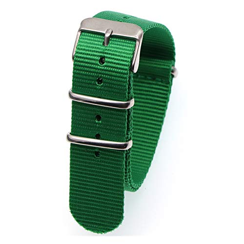 Bracelet montre nylon 22mm blanc idéal pour vos tenues d'été décontractées