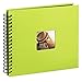 Price comparison product image Hama 36 x 32 cm Fine Art Spiralbound Album | 50 Pages | Kiwi Green, 36 x 32cm