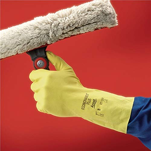 Ansell Chemikalienhandschuhe AlphaTec 87-190, Größe 9,5-10 gelb, 12 Paar