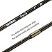 Piscifun Fly Fishing Rod 4 Piece 9ft Graphite - IM7 Carbon Fiber Blank - Accurate Placement - Ingenious Design - Chromed Guide and Durable Rod Tube 5wt
