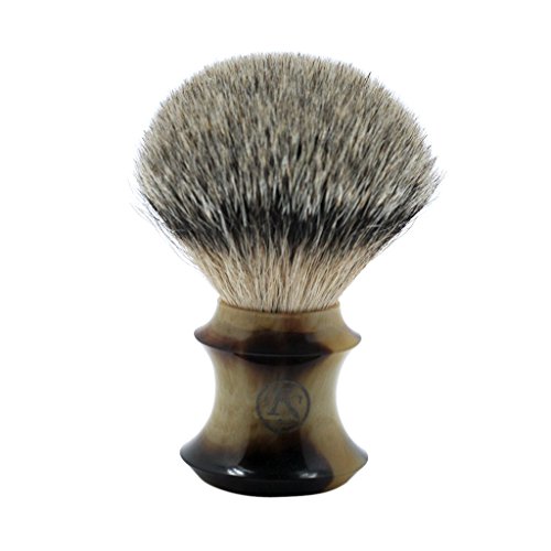 Handmade Manchuria Badger Hair Shaving Brush Made By Frank Shaving Free Drip Stand #TOP2