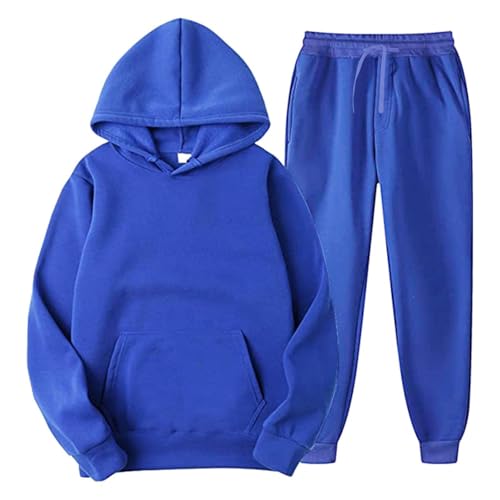 Toddler Boys Girls Sweatsuit Soild 2 Piece Sweatsuits for Teens Kids Sweatshirts and Jogger Sweatpants Sweat Set2
