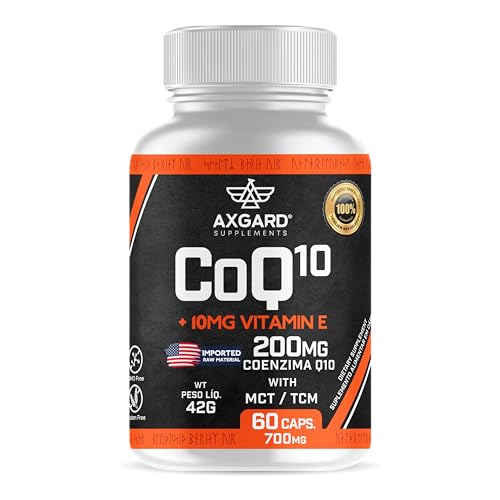Coenzima Q10 200 Mg + Vitamina E, TCM (triglicerídeos de cadeia média), 60 cápsulas, Matéria Prima I