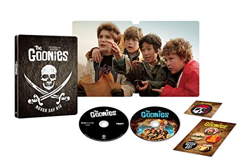 【Amazon.co.jp限定】(1000セット限定生産)グーニーズ 日本語吹替音声追加収録版 (4K ULTRA HD & HDデジタル・リマスター ブルーレイセット)スチールブック仕様(2枚組)[4K ULTRA HD + Blu-ray]