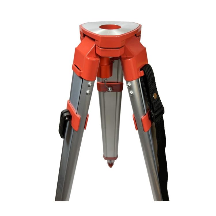 Trípode de aluminio para niveladora, láser rotativo, láser de líneas cruzadas, plegable con abrazaderas, rosca de 5/8"